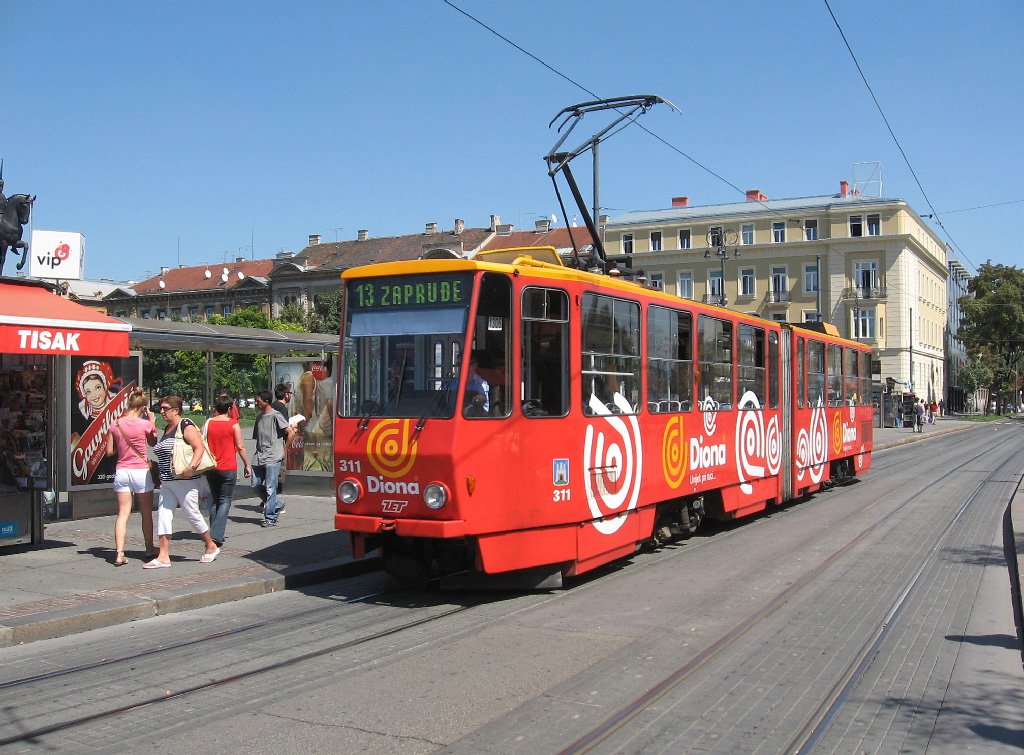 Zagrebas, Tatra KT4YU nr. 311