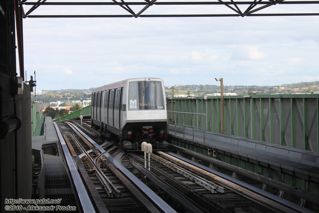 Toulouse, VAL 206 № P24; Toulouse — Metropolitain — line A