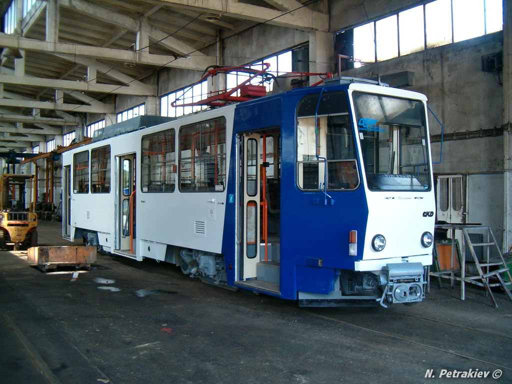 Sofia, Tatra T6A2SF № 2057; Sofia — Tram depots: [2] Krasna poliana