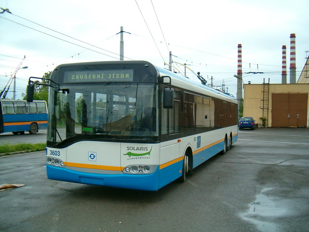 София, Solaris Trollino II 15 AC № 3603; София — Изпитания на Solaris Trollino 15 AC — 05.2005 г.