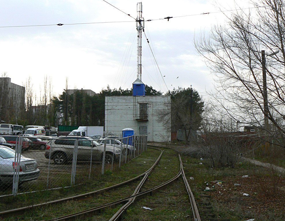 Voronège — The remnants of Voronezh tramway