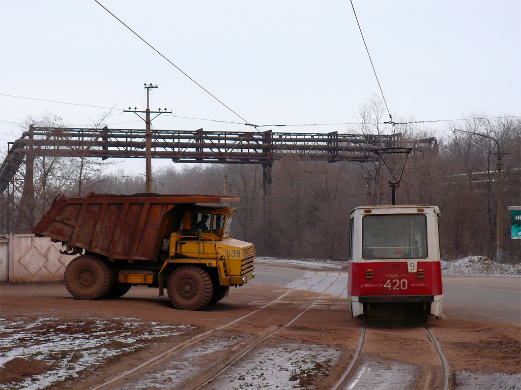 Kryvyi Rih, 71-605 (KTM-5M3) № 420