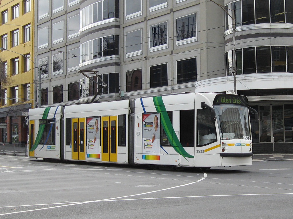 Melbourne, Siemens Combino D1 Class Nr. 3533