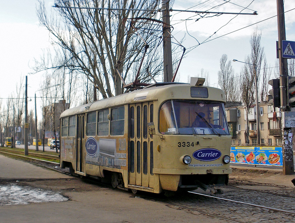 Одесса, Tatra T3SU № 3334