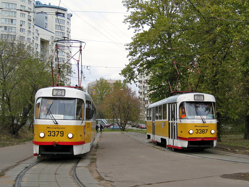 Moskva, MTTCh № 3379; Moskva, MTTCh № 3387