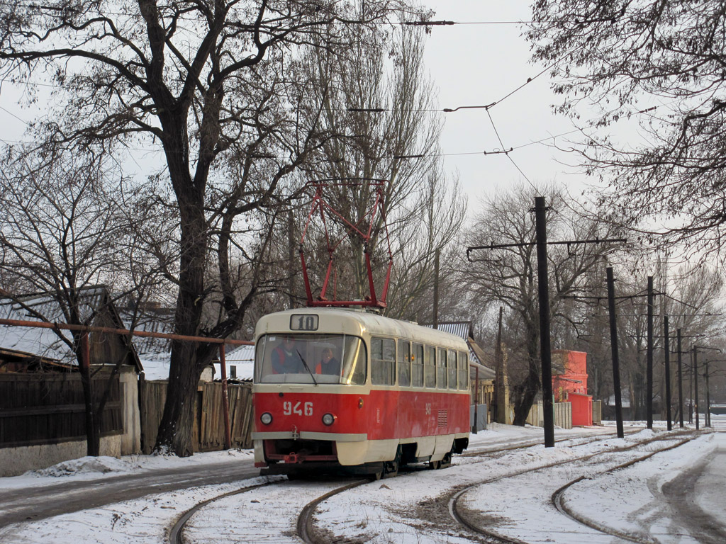Donezk, Tatra T3SU Nr. 946; Donezk — Tram line to Mushketovo station