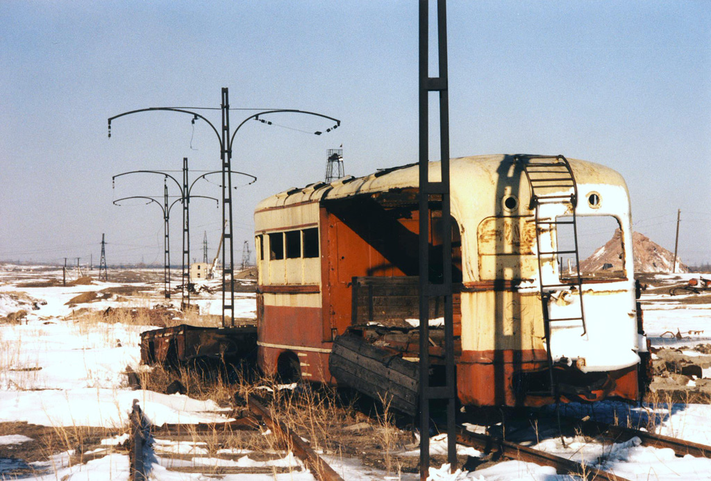 Караганда, КТМ-1 № б/н; Караганда — Визит делегации транспортников 21.04.1998; Караганда — Старые фотографии (до 2000 г.); Караганда — Трамвайные линии