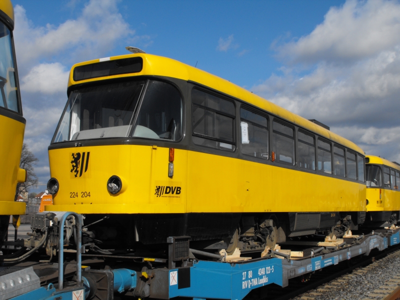 Дрезден, Tatra T4D-MT № 224 204; Дрезден — Отправка трамваев Tatra в Восточную Европу