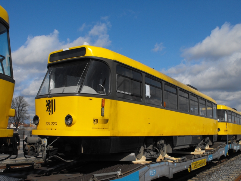 Дрезден, Tatra T4D-MT № 224 223; Дрезден — Отправка трамваев Tatra в Восточную Европу