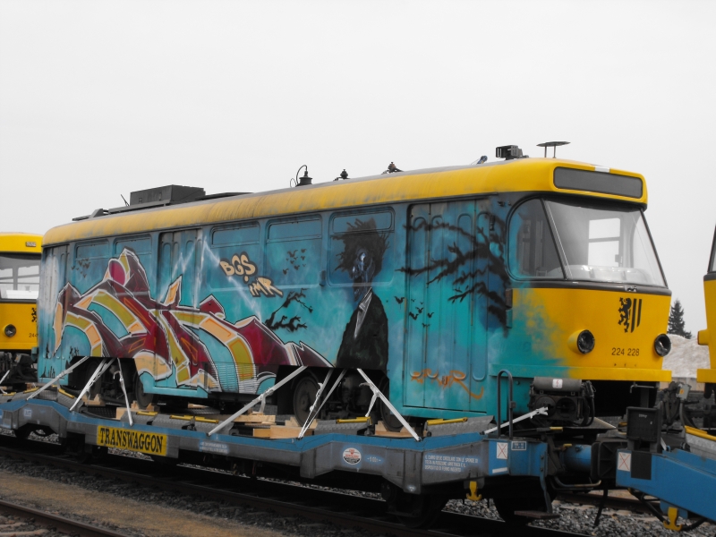 Дрезден, Tatra T4D-MT № 224 228; Дрезден — Отправка трамваев Tatra в Восточную Европу