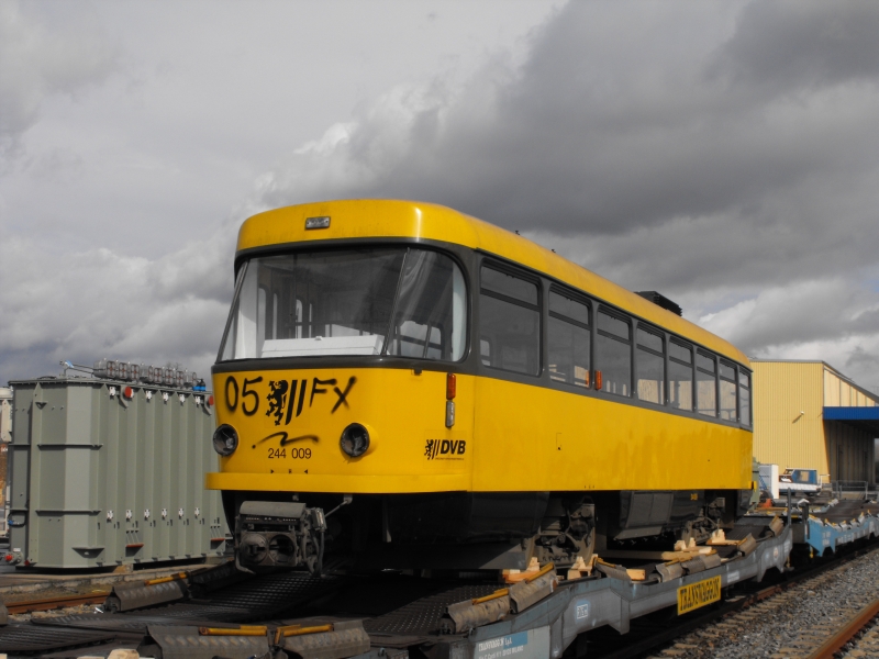 Дрезден, Tatra TB4D № 244 009; Дрезден — Отправка трамваев Tatra в Восточную Европу