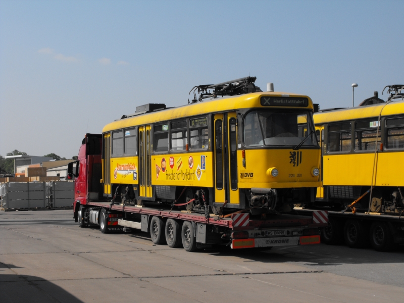 Дрезден, Tatra T4D-MT № 224 251; Дрезден — Отправка трамваев Tatra в Восточную Европу