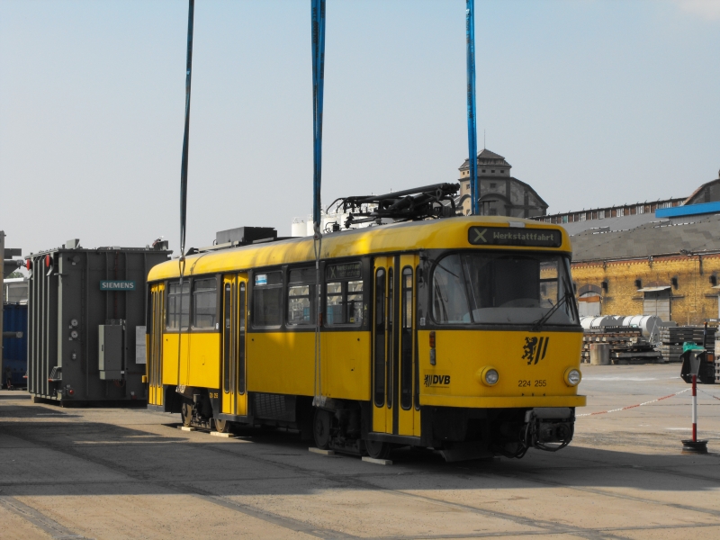 Дрезден, Tatra T4D-MT № 224 255; Дрезден — Отправка трамваев Tatra в Восточную Европу