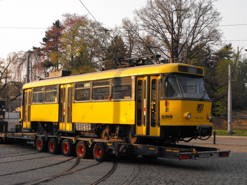 Дрезден, Tatra T4D-MT № 224 287; Дрезден — Отправка трамваев Tatra в Восточную Европу