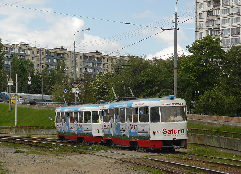 Kyiv, Tatra T3SU № 5986