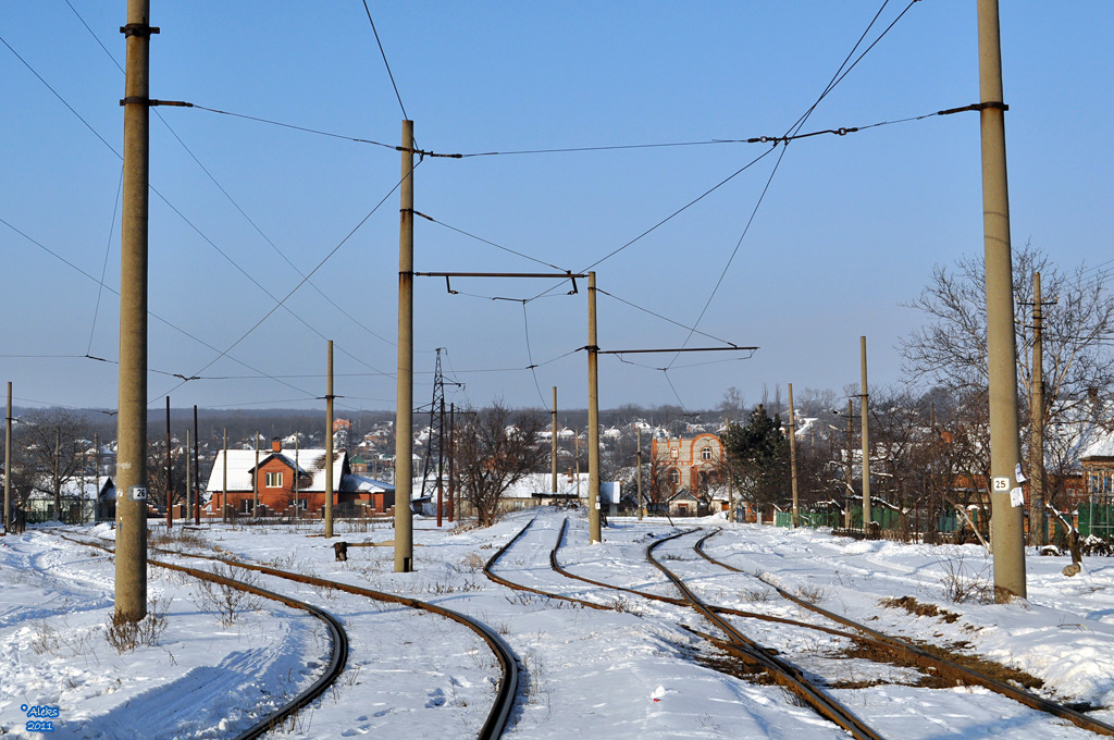 Krywyj Rih — Tram and trolleybus lines and loops