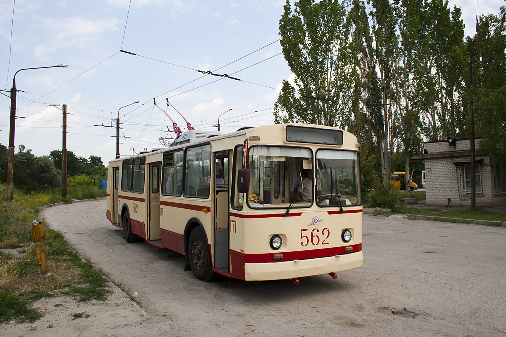 Zaporižja, ZiU-682B № 562; Zaporižja — Fantrip on the ZiU-682B #562 trolleybus (9 Jul 2011)