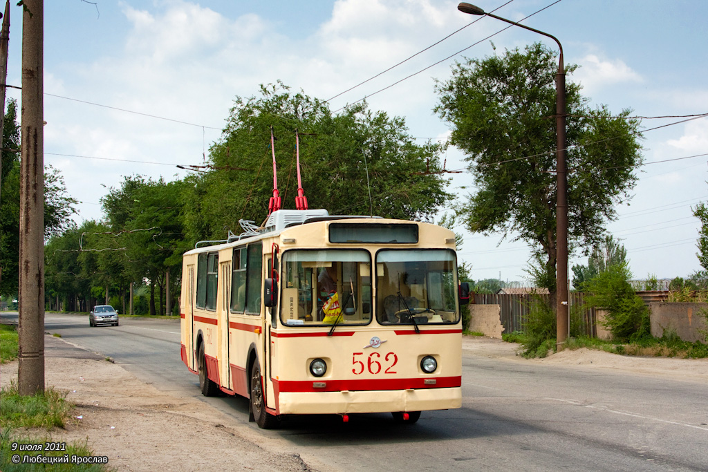 Запорожье, ЗиУ-682Б № 562; Запорожье — Поездка на троллейбусе ЗиУ-682Б № 562 (09.07.2011)