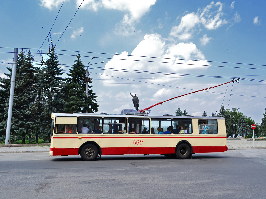 Zaporižja, ZiU-682B № 562; Zaporižja — Fantrip on the ZiU-682B #562 trolleybus (9 Jul 2011)