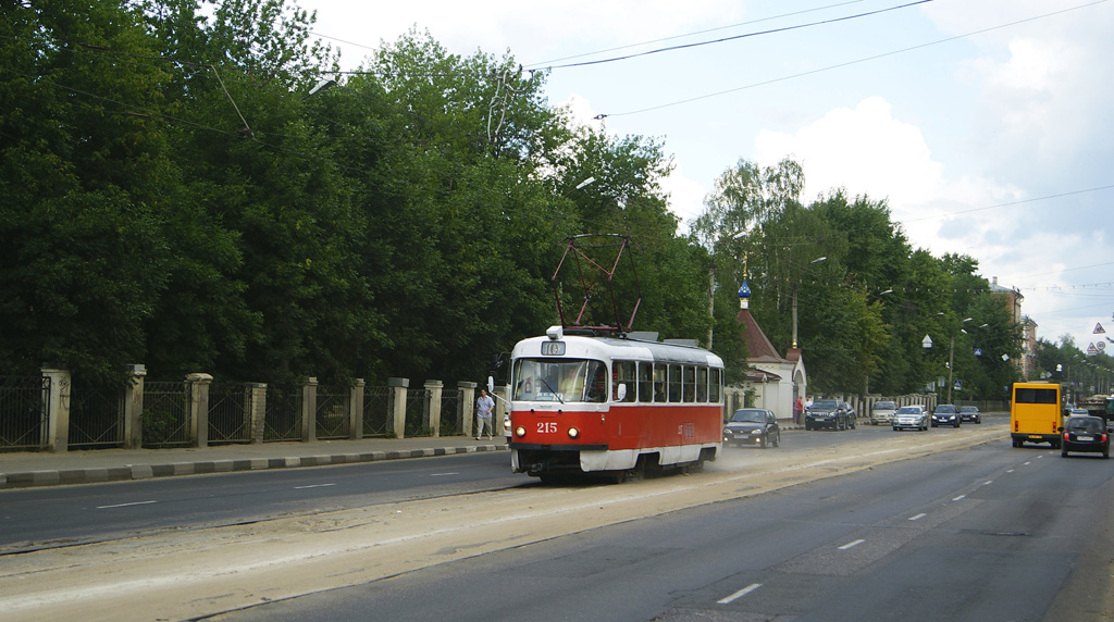 Tver, Tatra T3SU Nr 215; Tver — Streetcar lines: Moskovsky District