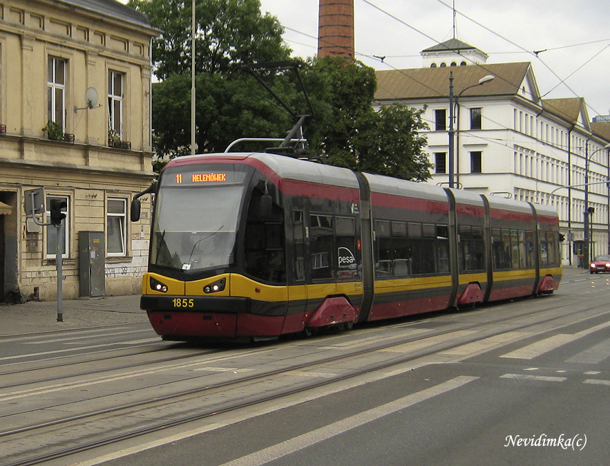 Лодзь, PESA Tramicus 122N № 1855