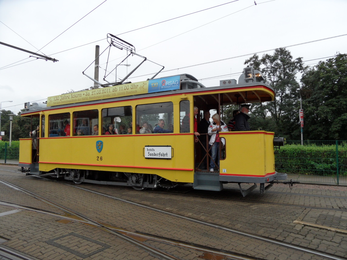 Rostock, Wismar 2-axle motor car № 26