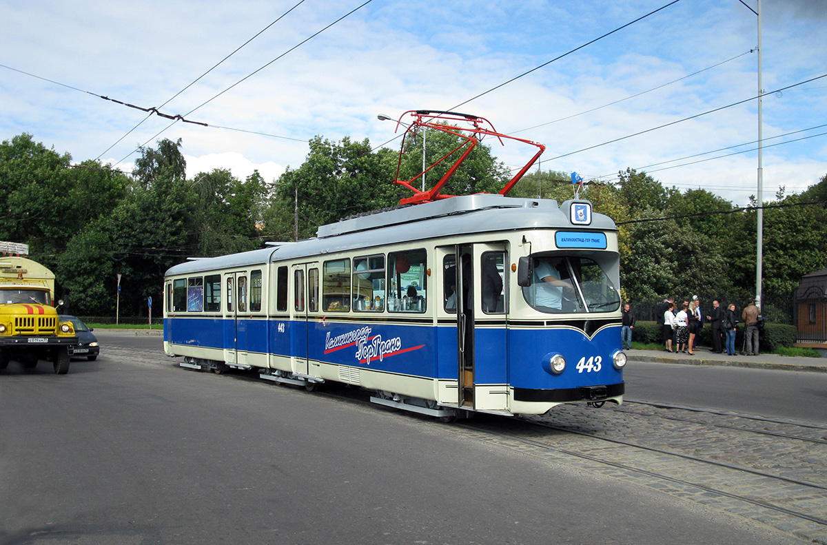 Калининград, Duewag GT6 № 443