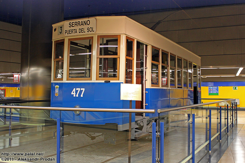 Madrid, 2-axle motor car № 477; Madrid — Metropolitain — Miscellaneous photos