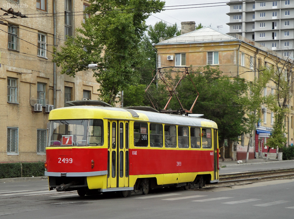 Волгоград, Tatra T3SU (двухдверная) № 2499