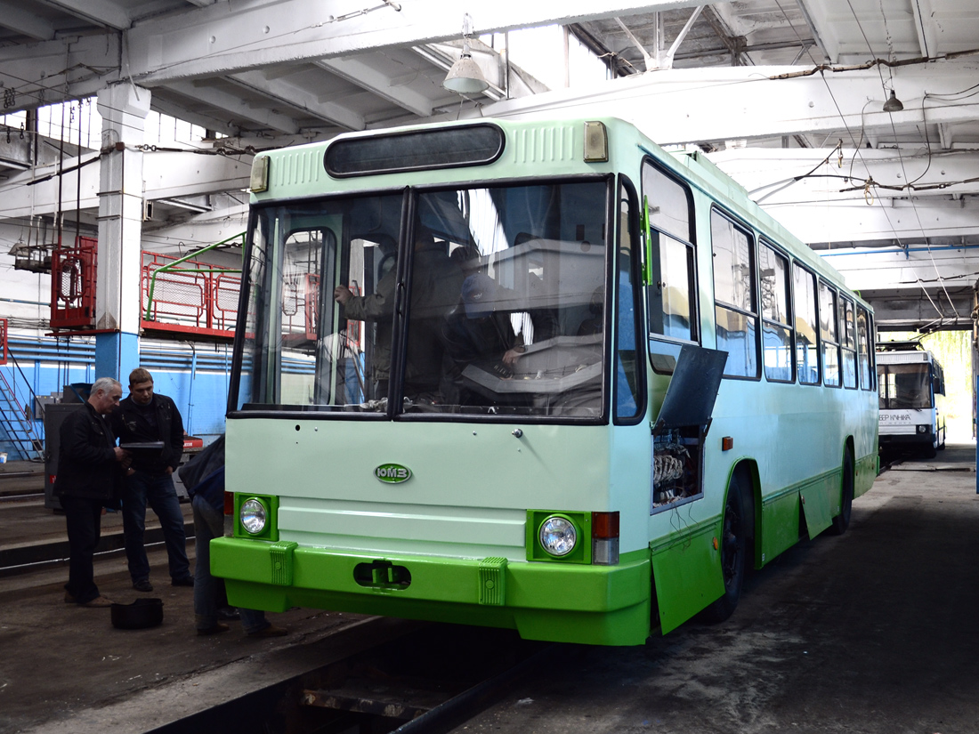 Luhansk, YMZ T1R (Т2P) № 307; Dnipro — Territory trolley depot