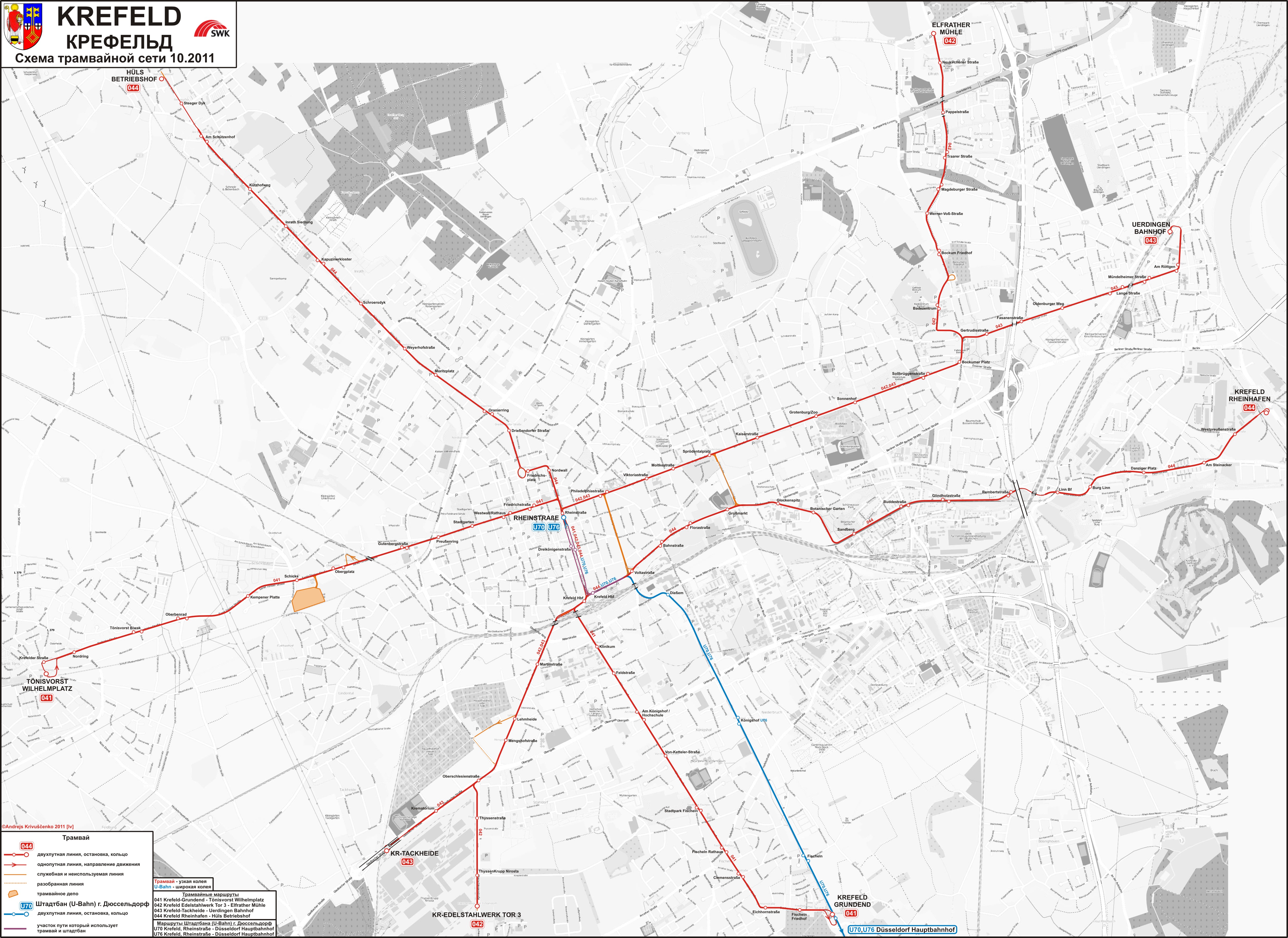 Krefeld — Maps