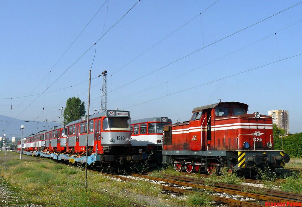 Sofia, Tatra T4DC Nr. 1213; Sofia — Delivery and unloading of T4D-C in Sofia — July 2011