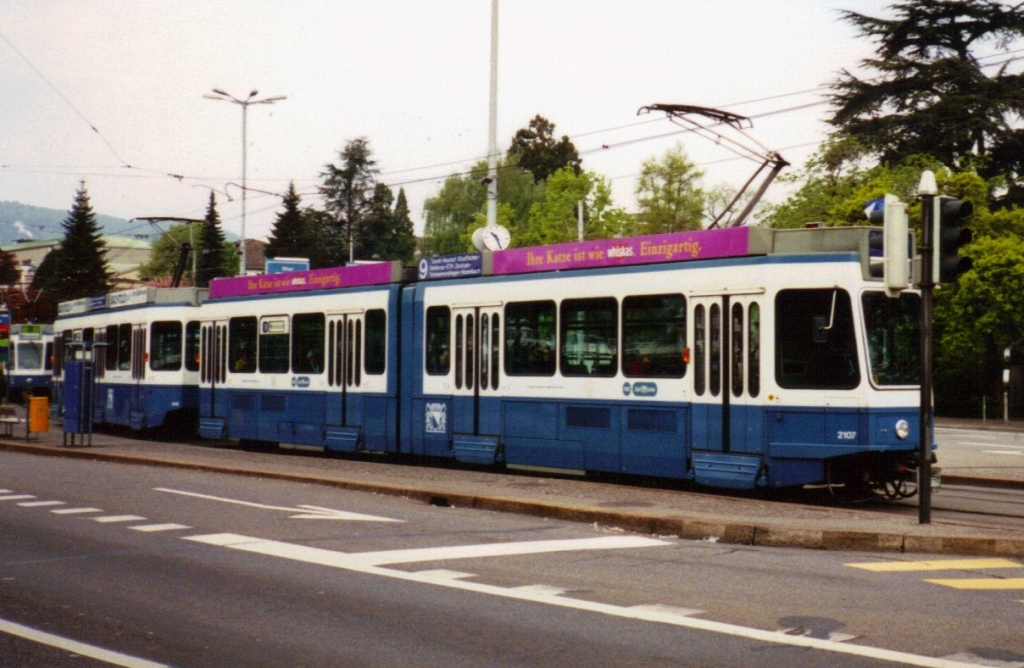 Цюрих, SWP/SIG/ABB Be 4/6 "Tram 2000" № 2107