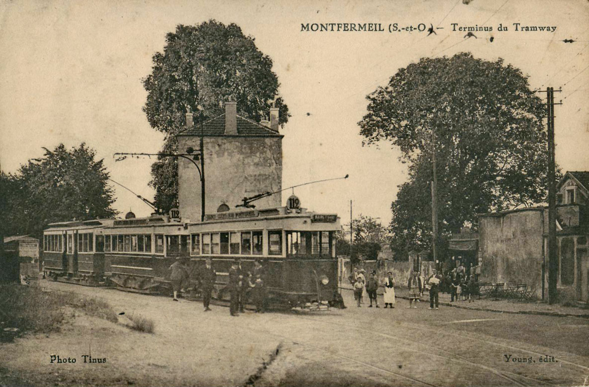 Монфермей — Старые фотографии трамваев 1435 мм