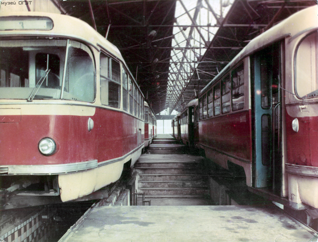 Odessa, Tatra T3SU (2-door) Nr 3089; Odessa, Tatra T3SU (2-door) Nr 3103; Odessa — Old Photos: Tramway; Odessa — Tramway Depot #1 & ORZET