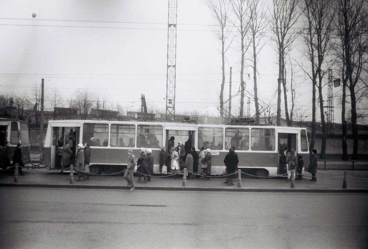 Petrohrad, LM-68M č. 5556; Petrohrad — Historic tramway photos