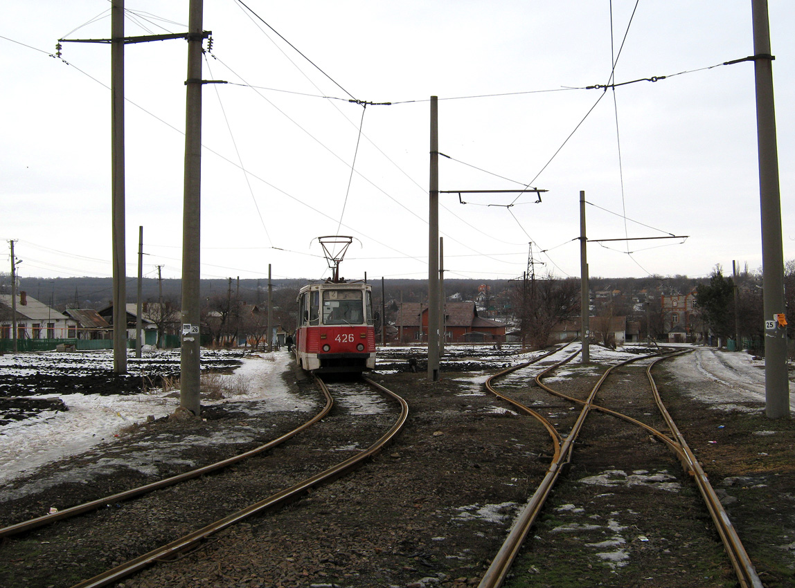 Krõvõi Rih — Tram and trolleybus lines and loops