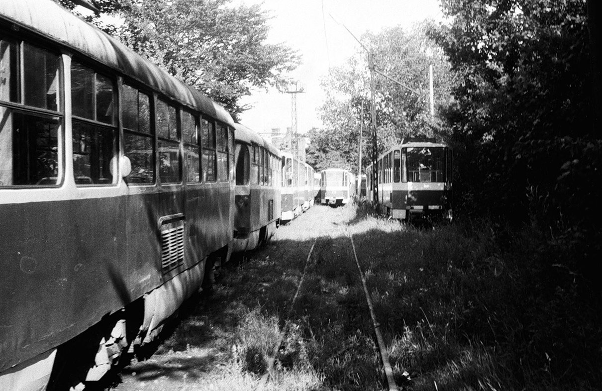 Liepaja — Old photos; Liepaja — Tramway Depot