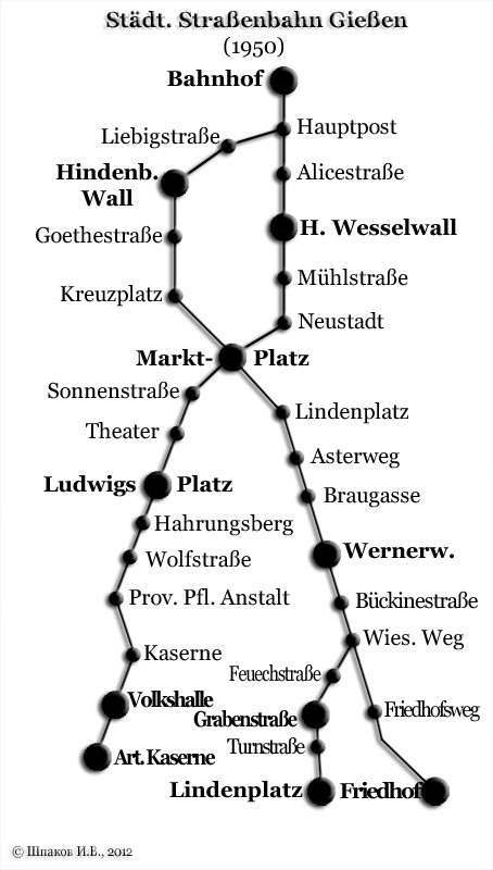 Gießen — Maps