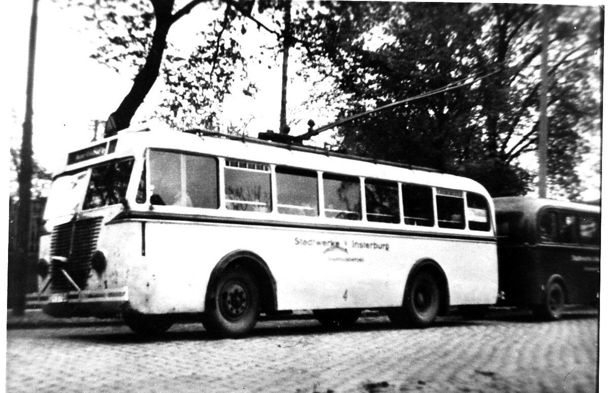 Insterburg, Büssing/AEG Nr. 4; Insterburg — Insterburg trolleybus