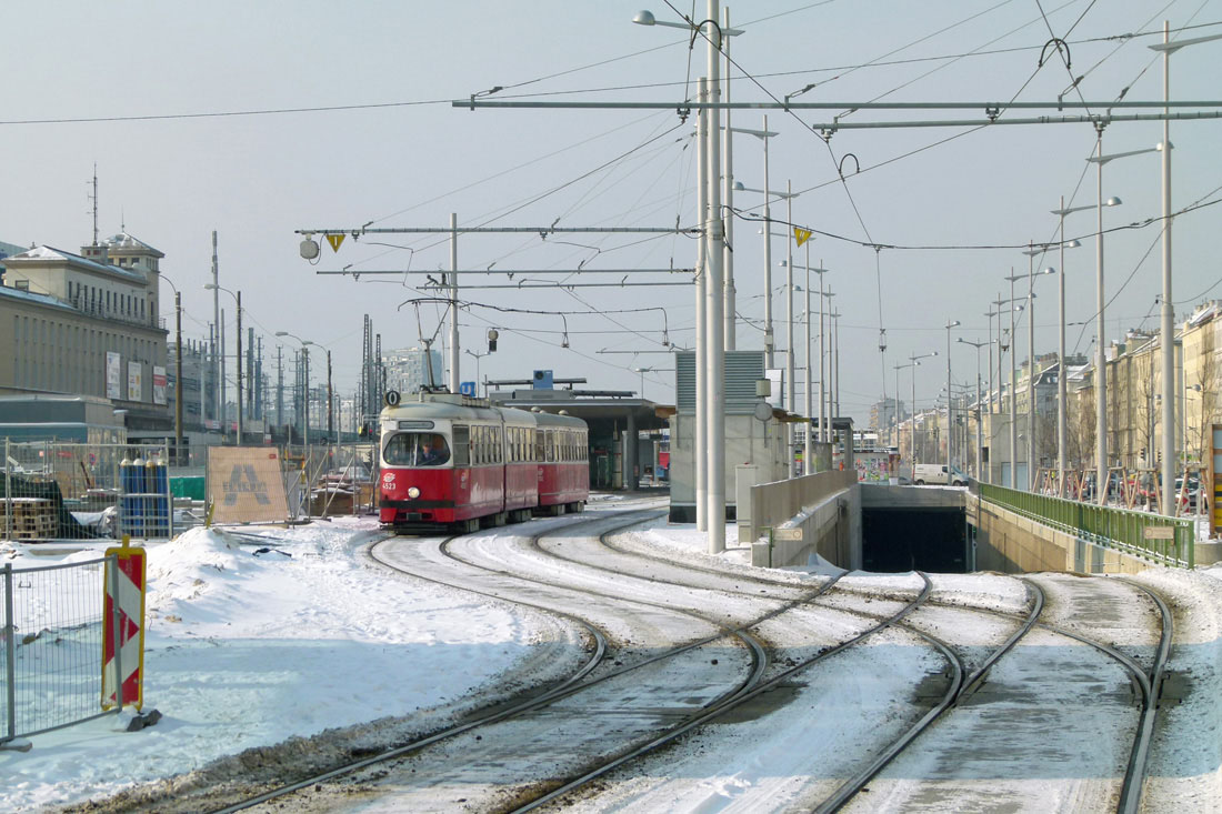 Вена, Lohner Type E1 № 4523; Вена — Подземный трамвай — USTRABA (Unterpflasterstrassenbahn)