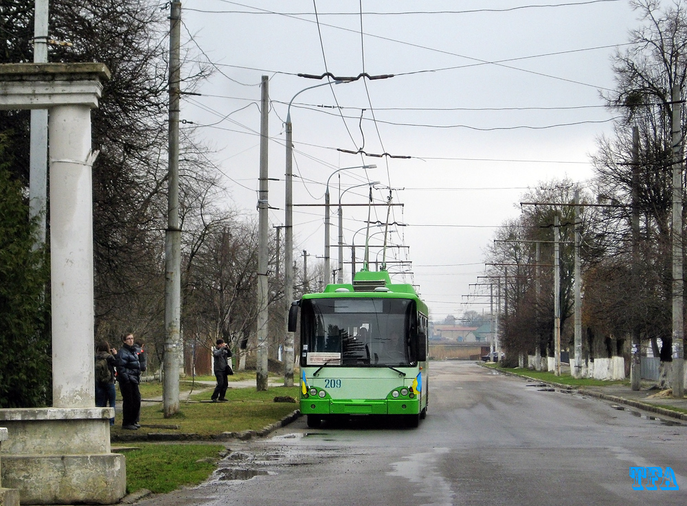 Lutsk, Bogdan E231 č. 209; Lutsk — Trip by Lutsk -2012 (07.04.2012)