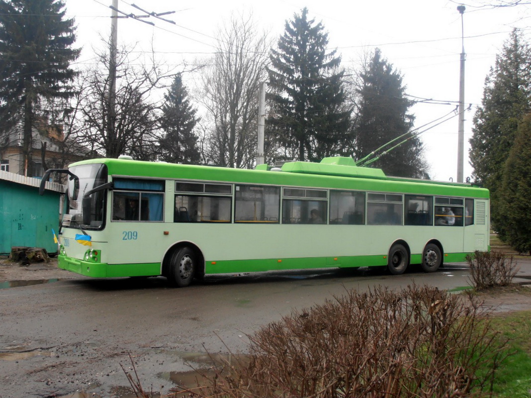 Lutsk, Bogdan E231 č. 209; Lutsk — Trip by Lutsk -2012 (07.04.2012)