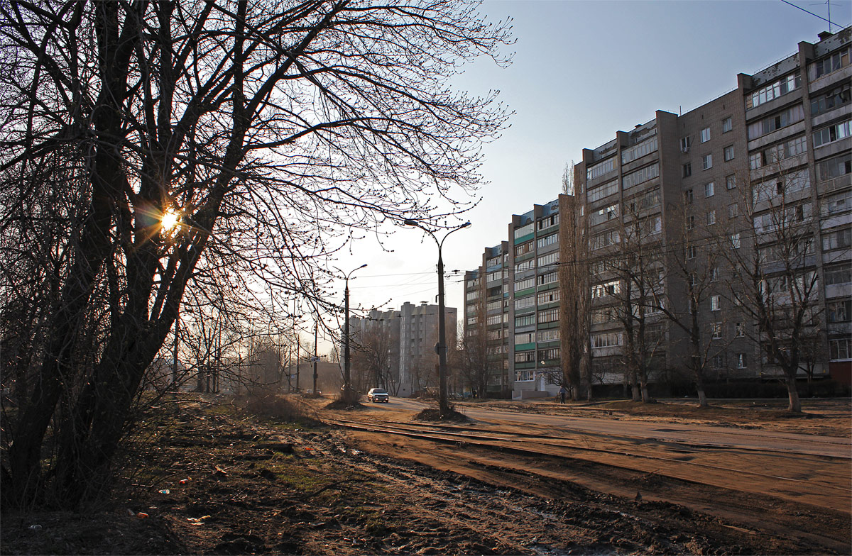 Voronège — The remnants of Voronezh tramway