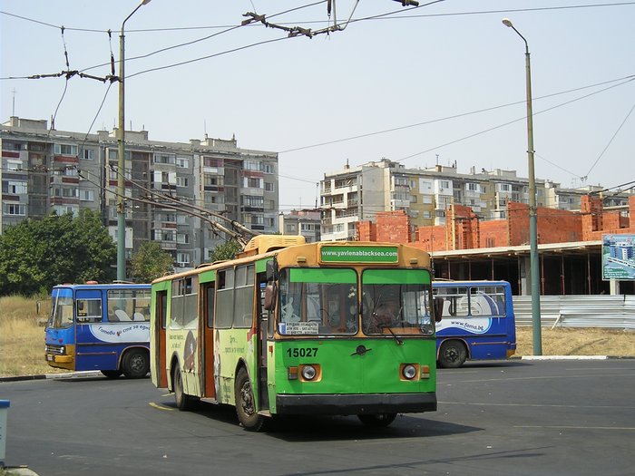 Burgas, ZiU-682V-012 [V0A] № 15027; Burgas — Троллейбусы ЗИУ 682.