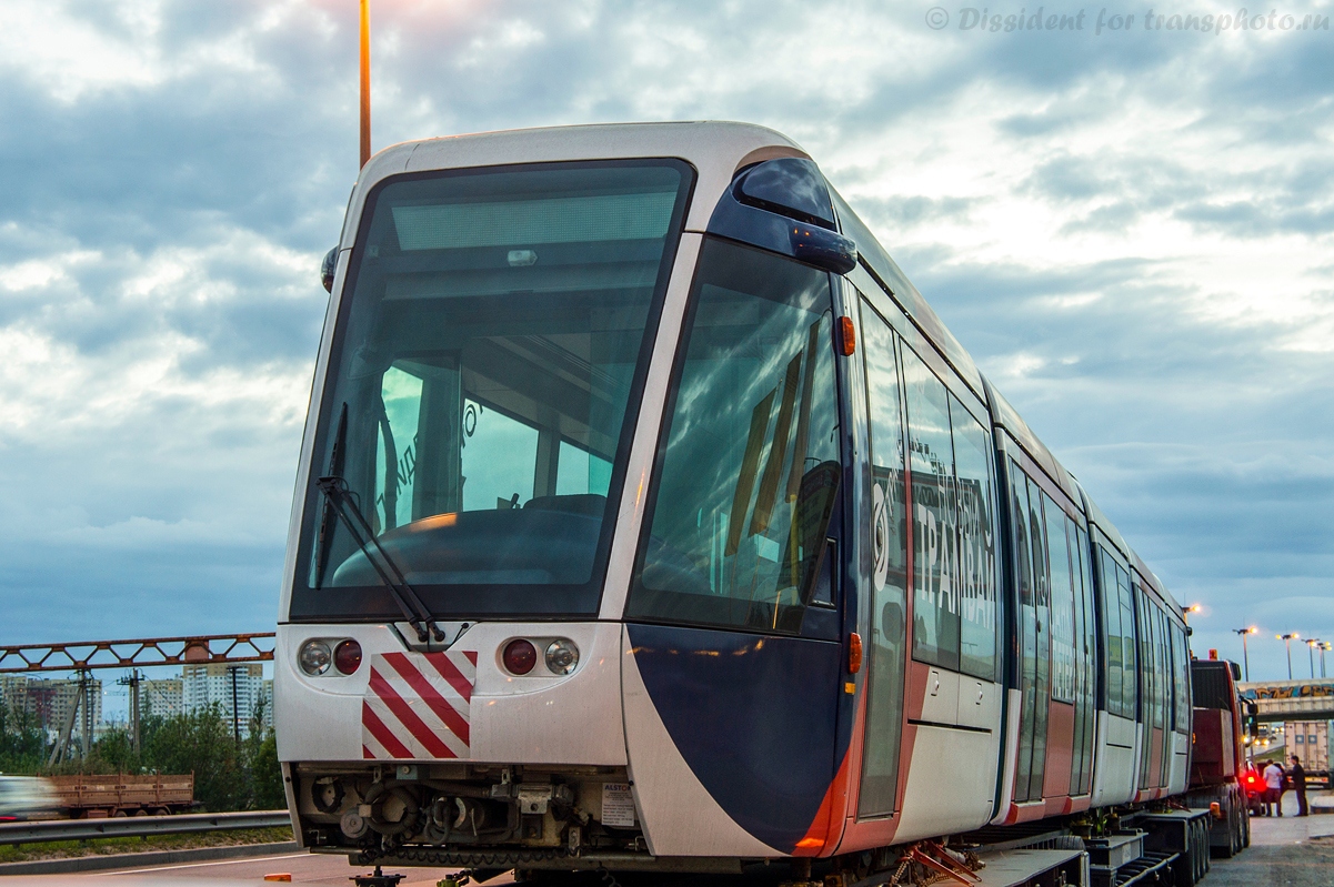 Sankt Petersburg, Alstom Citadis 302 Nr. б/н Alstom; Sankt Petersburg — Alstom Citadis 302 presentation in Petersburg