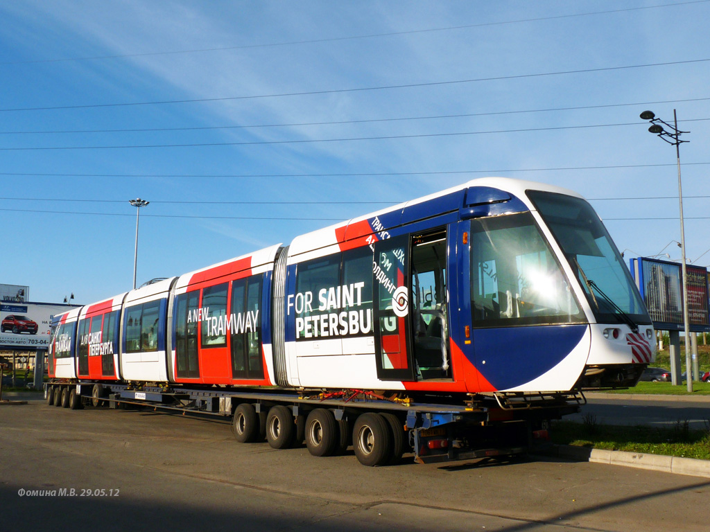 Sankt Petersburg, Alstom Citadis 302 Nr б/н Alstom; Sankt Petersburg — Alstom Citadis 302 presentation in Petersburg