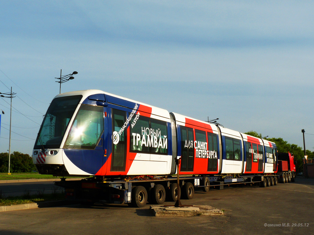 Санкт-Петербург, Alstom Citadis 302 № б/н Alstom; Санкт-Петербург — Презентация Alstom Citadis 302 в Петербурге