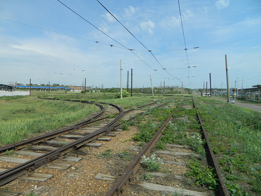 Салават — Закрытая трамвайная линия на Ново-Салаватскую ТЭЦ; Салават — Конечные станции и разворотные кольца