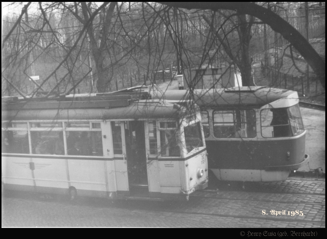 Дрезден, LOWA ET54 № 212 113; Дрезден — Старые фотографии (трамвай)